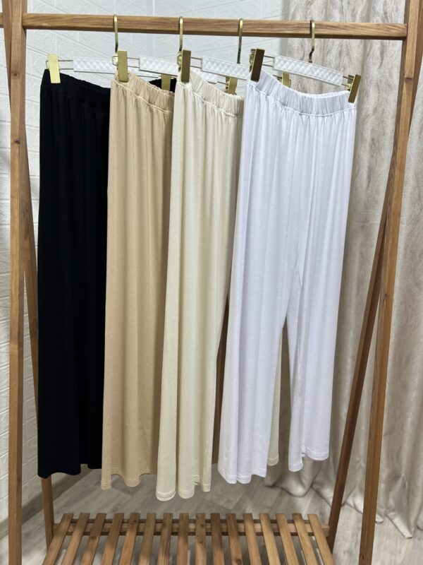 Pantalon large coton