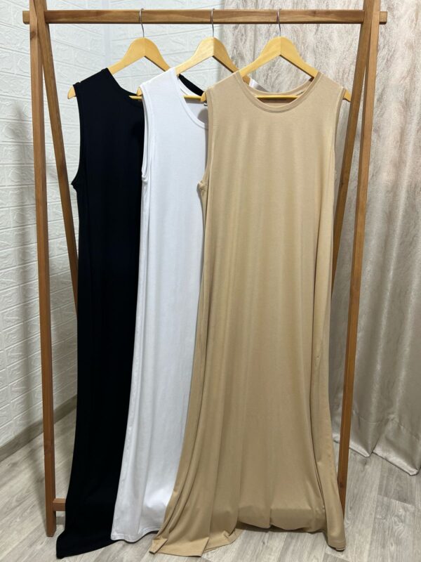 Fond de robe coton sans manche