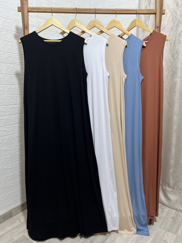 Fond de robe coton sans manche
