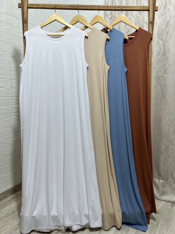 Fond de robe coton sans manche