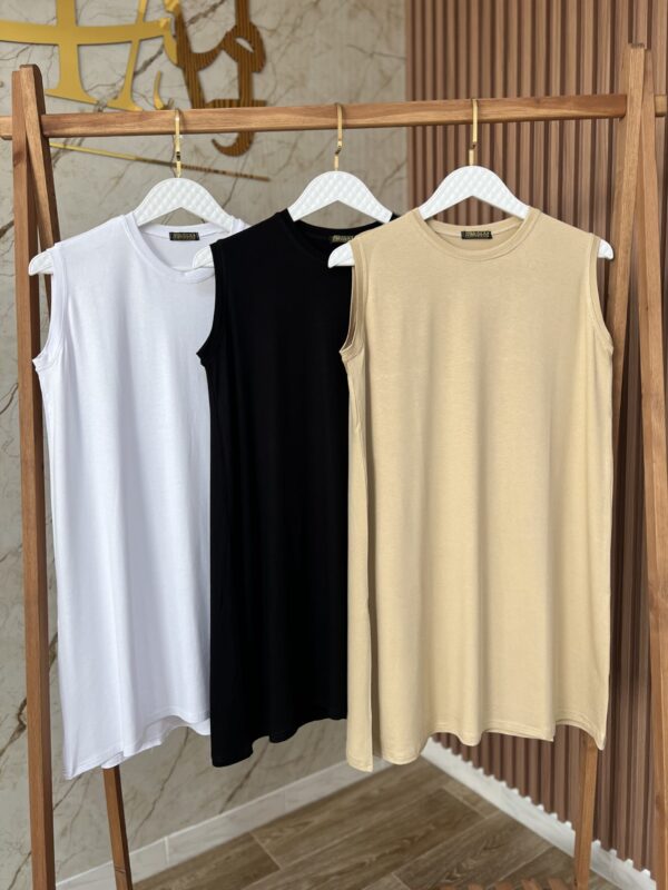 Pull robe sans manche