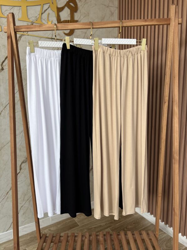 Pantalon large coton