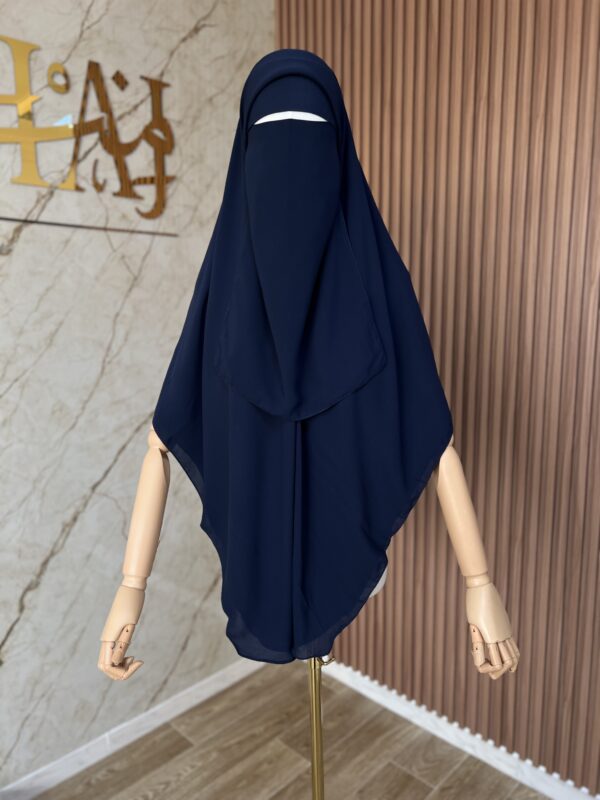 نقاب ماليزي فاخر 3 قطع