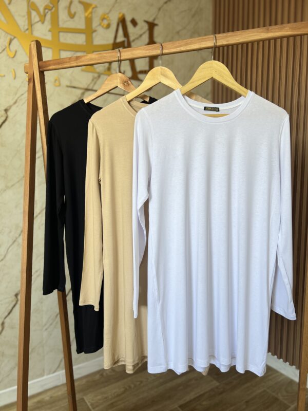 Pull robe avec manche