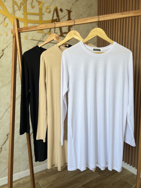 Pull robe avec manche