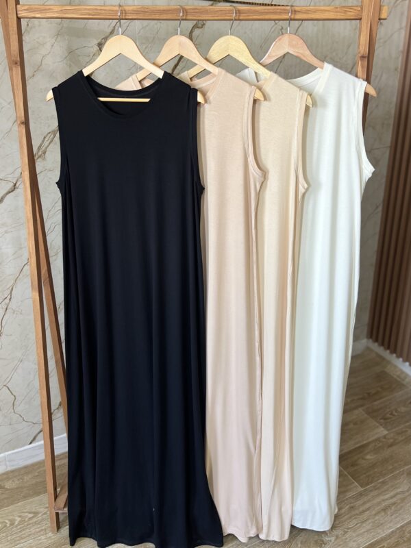 Fond de robe coton sans manche